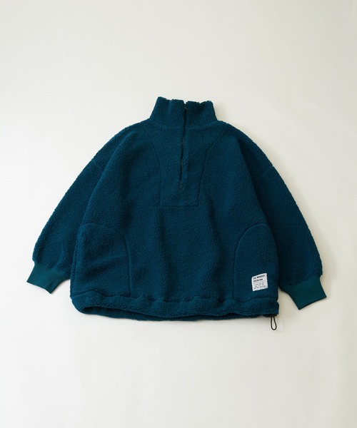 CUBE SUGAR(キューブシュガー)の「GENTIL(ジャンティ)ボアハーフジッププルオーバー(その他トップス・レディース・ブラック/イエロー/パープル/ブルー/レオパード・M)」の21枚目の写真