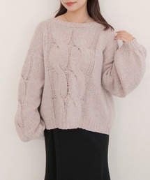 muguet | cable prima knit(ニット/セーター)