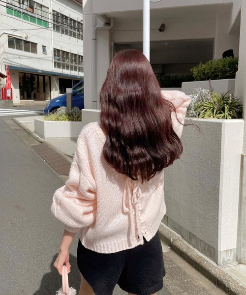 muguet（ミュゲ）の「cable prima knit（ニット/セーター・レディース・パープル系その他/ベビーピンク・FREE）」の22枚目の写真