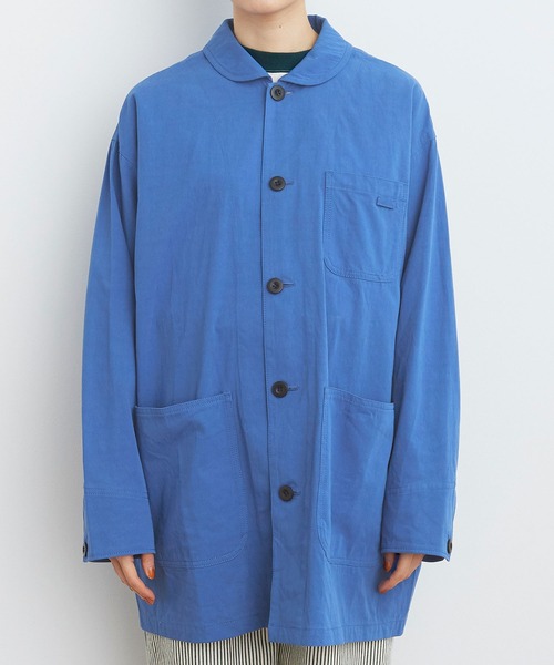 PAR ICI（パーリッシィ）の「ラチネ ミドル丈コート（その他アウター・レディース・ベージュ/ブルー・FREE）」の17枚目の写真