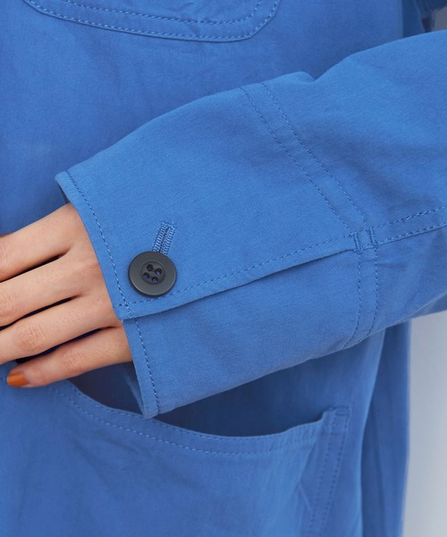 PAR ICI（パーリッシィ）の「ラチネ ミドル丈コート（その他アウター・レディース・ベージュ/ブルー・FREE）」の22枚目の写真