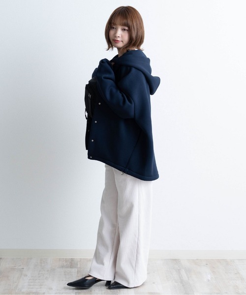 ETERNITY SELECT(エタニティ セレクト)の「抱っこ おんぶ 対応 フーディーブルゾン(ブルゾン・レディース・ネイビー/グレー・M/L)」の21枚目の写真