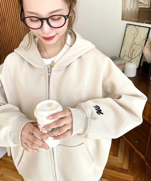 LOULOU select（ルルセレクト）の「TC裏毛袖ワンポイントバック