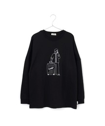 MAKE YOUR DAY（メイクユアデイ）の「おでかけファミリー長袖Tシャツ■パパサイズ（Tシャツ/カットソー）」