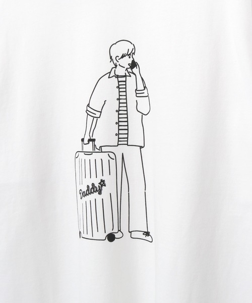 MAKE YOUR DAY(メイクユアデイ)の「おでかけファミリー長袖Tシャツ■パパサイズ(Tシャツ/カットソー・メンズ・ブラック/ベージュ/オフホワイト・M/L)」の11枚目の写真