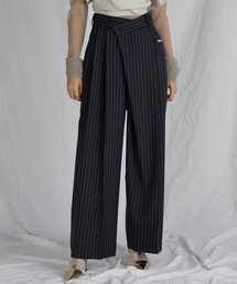 PRANK PROJECT | 【24SPRING PRE ORDER】モヘアウールアシメタックパンツ / Mohair Wool Asymmetry Tack Pants(スラックス)