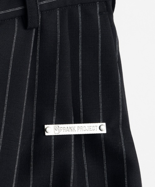 PRANK PROJECT(プランクプロジェクト)の「モヘアウールアシメタックパンツ / Mohair Wool Asymmetry Tack Pants(スラックス・レディース・ネイビー/グレー・38/36)」の22枚目の写真