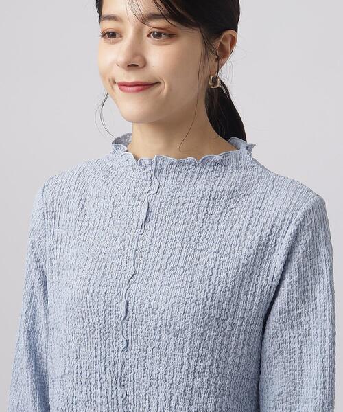 Cutie Blonde（キューティーブロンド）の「◆【洗える】ふくれシャーリングインナー（Tシャツ/カットソー・レディース・ライトブルー/ブラック/ホワイト系・02/03/04）」の10枚目の写真