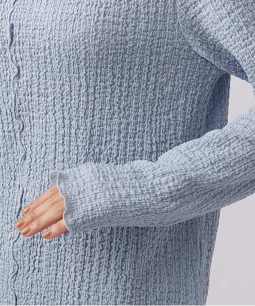 Cutie Blonde（キューティーブロンド）の「◆【洗える】ふくれシャーリングインナー（Tシャツ/カットソー・レディース・ライトブルー/ブラック/ホワイト系・02/03/04）」の12枚目の写真