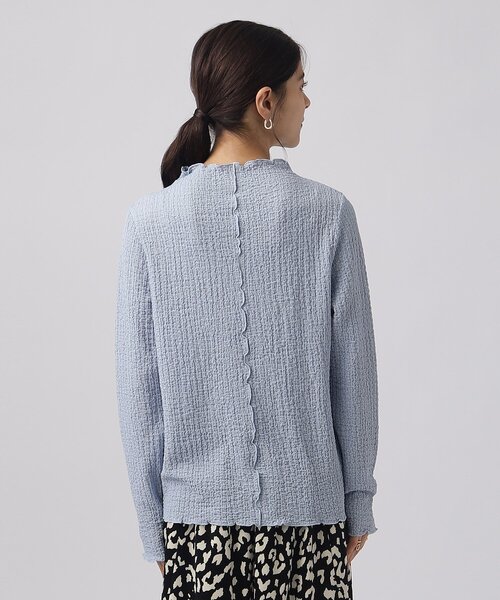 Cutie Blonde（キューティーブロンド）の「◆【洗える】ふくれシャーリングインナー（Tシャツ/カットソー・レディース・ライトブルー/ブラック/ホワイト系・02/03/04）」の17枚目の写真