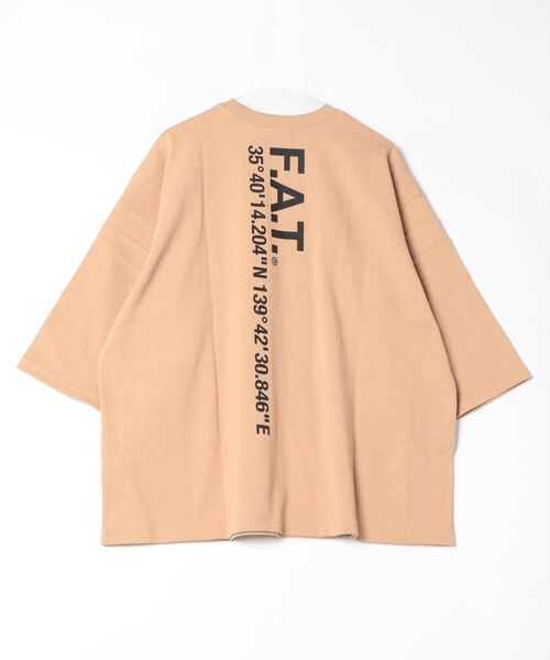 FAT（エフエイティー）の「GUNNER（Tシャツ/カットソー・メンズ・ベージュ/ブラック/ホワイト/ターコイズブルー・JUMBO(XXL)/FAT(XL)/SKINNY(L)/TITCH(M)）」の5枚目の写真