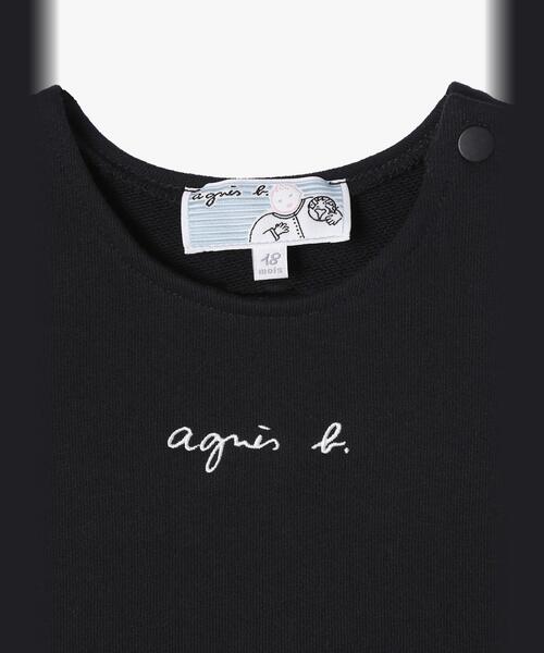 [本日限定][新品] agnes b. アニエスベー　丸襟ワンピース　黒　M 本日限定][新品] agnes b. アニエスベー 丸襟ワンピース 黒 M