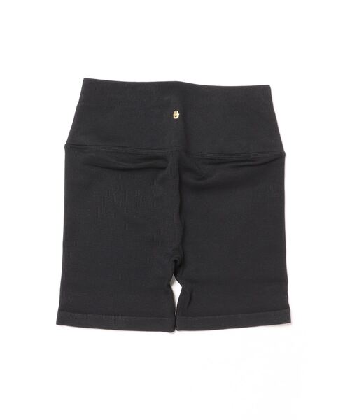 Spiritual Gangster（スピリチュアルギャングスター）の「【SPIRITUAL GANGSTER】 LOVE SCULPT バイカーパンツ（レギンス/スパッツ・レディース・ブラック・S）」の2枚目の写真