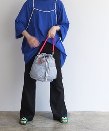 Magine（マージン）の「cheek: kinchaku code 2 way tote 巾着コード2WAYトート（トートバッグ）」