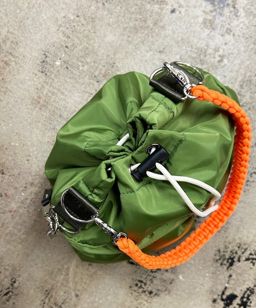 cheek: kinchaku code 2 way tote 巾着コード2WAYトート（トート