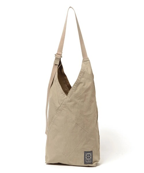 hobo（ホーボー）の「【hobo / ホーボー】 AZUMA SHOULDER BAG S COTTON NYLON RIPSTOP OVER DYED（ショルダーバッグ・メンズ・ネイビー/カーキ・FREE）」の2枚目の写真