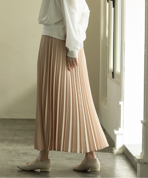 OPAQUE.CLIP（オペークドットクリップ）の「◇シャンブレープリーツ