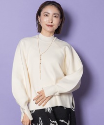 ELVENCE DEUX（エルベンスドゥ）の「ミラノリブソデパールNT（ニット/セーター）」