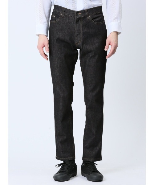 TAKA-Q（タカキュー）の「【ストレッチ】タカキュー クロスストレッチ スリムデニム（デニムパンツ・メンズ・ネイビー/ブラック・LARGE/X-LARGE/MEDIUM/S）」の7枚目の写真