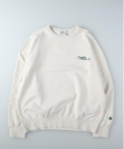 Right-on（ライトオン）の「【Hollywood athletic co】ヴィンテージクルースウェット（スウェット・メンズ・ネイビー/ブラック/ホワイト・M/L/XL）」の9枚目の写真