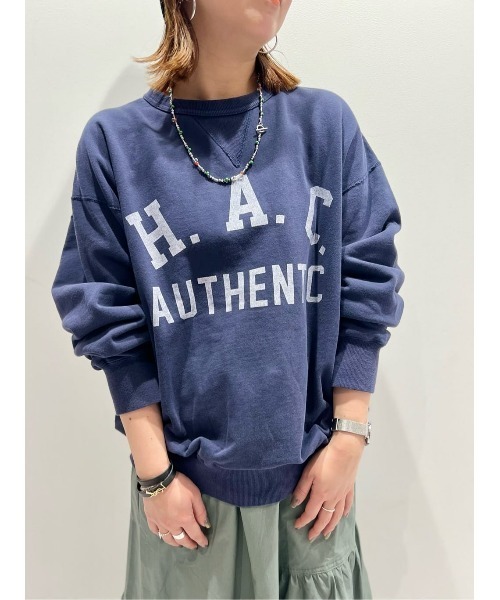 Right-on（ライトオン）の「【Hollywood athletic co】ヴィンテージクルースウェット（スウェット・メンズ・ネイビー/ブラック/ホワイト・M/L/XL）」の21枚目の写真