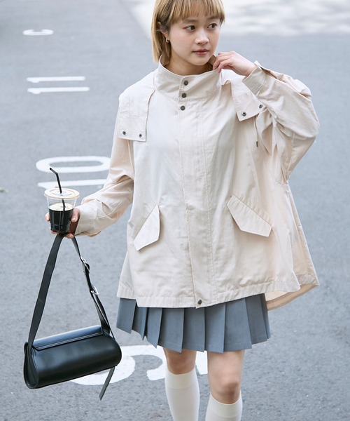 新品未使用 フレアマウンテンパーカー forksy.】ナイロンフレアマウンテンパーカー forksy.│MONO-MART
