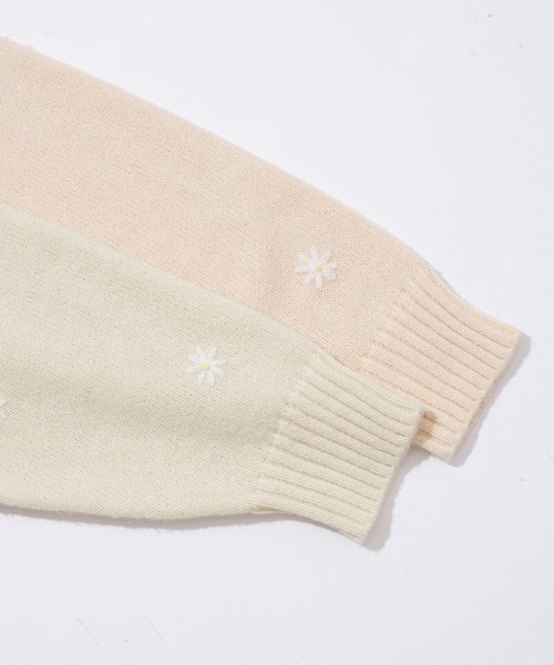 flower(フラワー)の「エアリーエンブロイダリーニット(ニット/セーター・レディース・ピンク/アイボリー・FREE)」の22枚目の写真