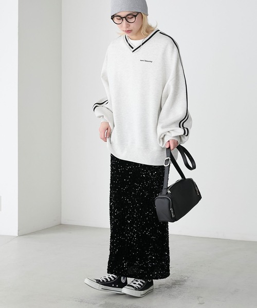 BONLECILL(ボンルシール)の「サイドポケットスクエアショルダーバッグ(ショルダーバッグ・レディース・シルバー/ブラック/ブラウン・FREE)」の10枚目の写真