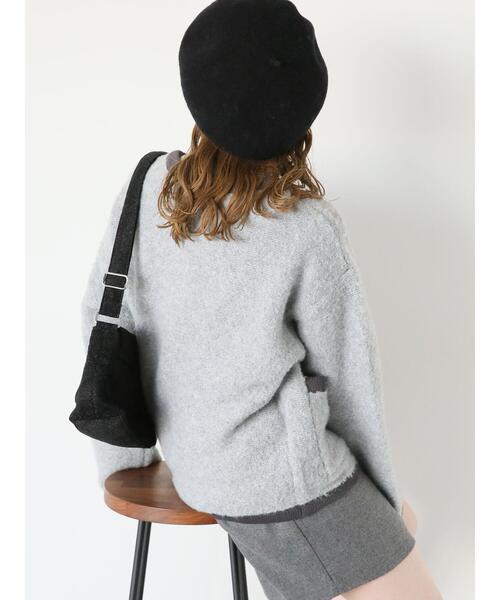 新品エポカノーカラージャケット40EPOCAカーディガングレー