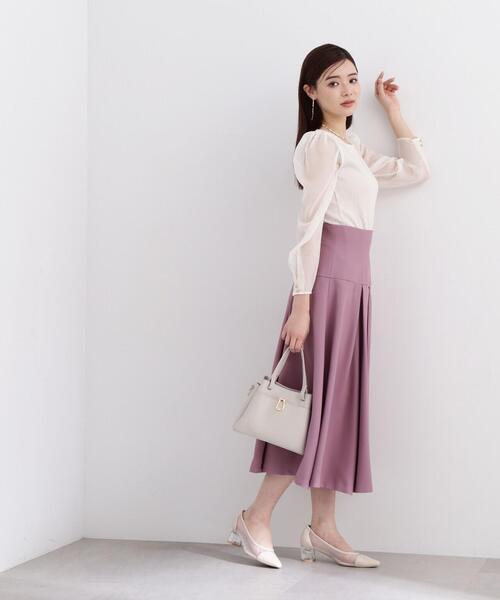 PROPORTION BODY DRESSING（プロポーションボディドレッシング）の「シアースリーブテレコ / 1214160300（Tシャツ/カットソー・レディース・ホワイト系その他/ピンク/ブラック・SMALL/MEDIUM）」の20枚目の写真