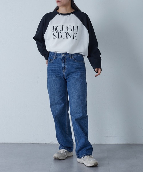 COLONY 2139（コロニートゥーワンスリーナイン）の「ローライズワイドレッグデニム（デニムパンツ・レディース・ブルー/ブラック/サックスブルー・SMALL/MEDIUM/LARGE）」の7枚目の写真