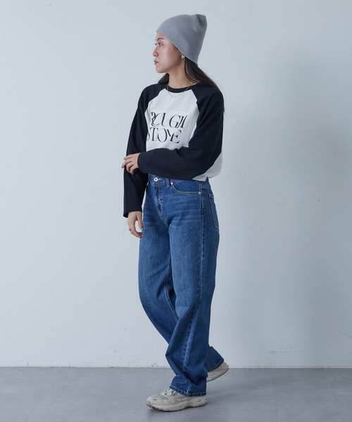 COLONY 2139（コロニートゥーワンスリーナイン）の「ローライズワイドレッグデニム（デニムパンツ・レディース・ブルー/ブラック/サックスブルー・SMALL/MEDIUM/LARGE）」の5枚目の写真