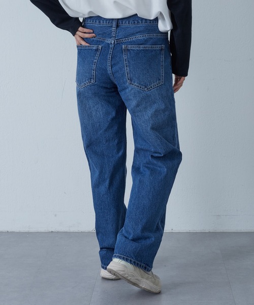 COLONY 2139（コロニートゥーワンスリーナイン）の「ローライズワイドレッグデニム（デニムパンツ・レディース・ブルー/ブラック/サックスブルー・SMALL/MEDIUM/LARGE）」の9枚目の写真