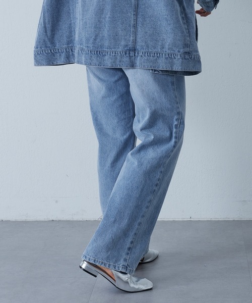 COLONY 2139（コロニートゥーワンスリーナイン）の「ローライズワイドレッグデニム（デニムパンツ・レディース・ブルー/ブラック/サックスブルー・SMALL/MEDIUM/LARGE）」の20枚目の写真