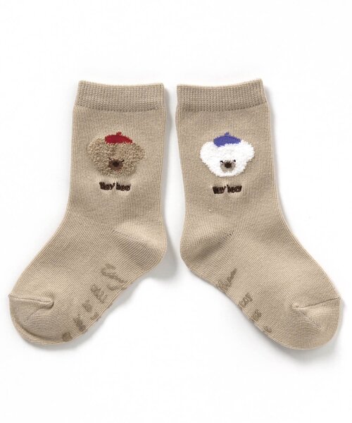 apres les cours（アプレレクール）の「tiny bear アソートソックス（ソックス/靴下・キッズ・ベージュ/その他2/キナリ/アイボリー・12/15 /18/21）」の12枚目の写真