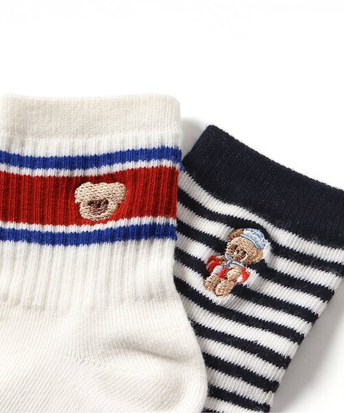 apres les cours（アプレレクール）の「tiny bear アソートソックス（ソックス/靴下・キッズ・ベージュ/その他2/キナリ/アイボリー・12/15 /18/21）」の14枚目の写真
