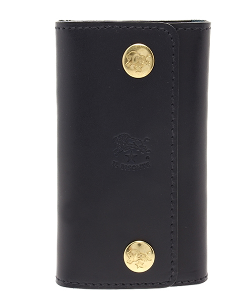 IL BISONTE(イルビゾンテ)の「IL BISONTE / ORIGINAL LEATHER / KEY CASE(キーケース/キーアクセサリー)」|ネイビー