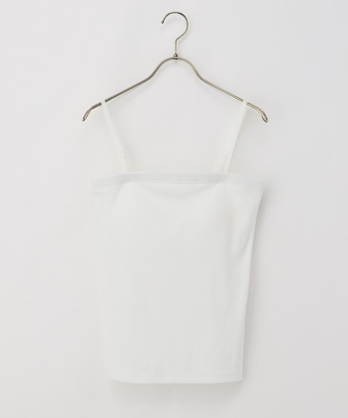 Honeys(ハニーズ)の「カップ付きベアトップ(チューブトップ・レディース・ブラック/オフホワイト/モカ・LL/L/M/S)」の19枚目の写真