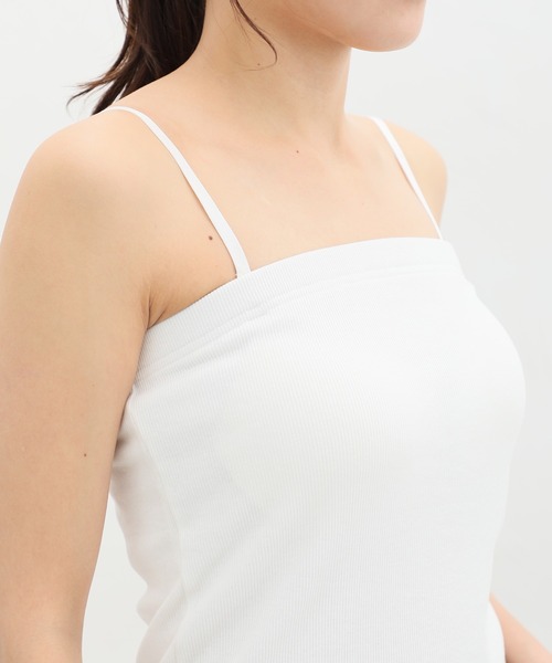 Honeys(ハニーズ)の「カップ付きベアトップ(チューブトップ・レディース・ブラック/オフホワイト/モカ・LL/L/M/S)」の8枚目の写真