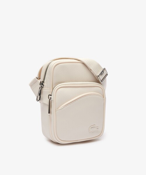 LACOSTE(ラコステ)の「ANGY グレインレザー クロスオーバーショルダーバッグ(ショルダーバッグ・メンズ・ブラック/オフホワイト/ダークグリーン・FREE)」の12枚目の写真