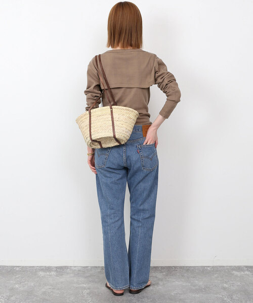 SLOBE IENA(スローブイエナ)の「【MILLER/ミラー】SLOBE別注 レイヤードSET TEE(Tシャツ/カットソー・レディース・ブラウン/ホワイト/ブラック・FREE)」の4枚目の写真