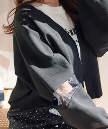 オーガンジー」に該当するカーディガン/ボレロファッション通販 - ZOZOTOWN