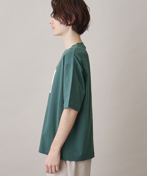THE SHOP TK (ザ ショップ ティーケー )の「◆【サスティナブル素材】FRESH NATUREデザイン刺繍Tシャツ プリント(Tシャツ/カットソー・メンズ・グリーン系その他2/カーキ系3/ホワイト系6/ホワイト系3/チャコールグレー/オフホワイト・04/03/02/01)」の8枚目の写真