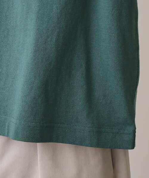 THE SHOP TK (ザ ショップ ティーケー )の「◆【サスティナブル素材】FRESH NATUREデザイン刺繍Tシャツ プリント(Tシャツ/カットソー・メンズ・グリーン系その他2/カーキ系3/ホワイト系6/ホワイト系3/チャコールグレー/オフホワイト・04/03/02/01)」の12枚目の写真