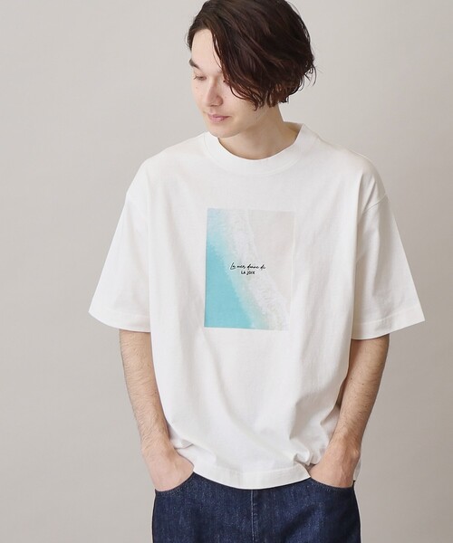 THE SHOP TK (ザ ショップ ティーケー )の「◆【サスティナブル素材】FRESH NATUREデザイン刺繍Tシャツ プリント(Tシャツ/カットソー・メンズ・グリーン系その他2/カーキ系3/ホワイト系6/ホワイト系3/チャコールグレー/オフホワイト・04/03/02/01)」の13枚目の写真