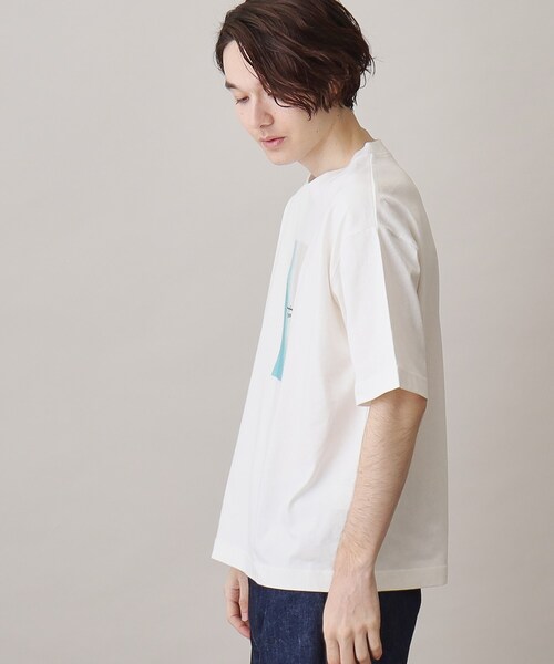 THE SHOP TK (ザ ショップ ティーケー )の「◆【サスティナブル素材】FRESH NATUREデザイン刺繍Tシャツ プリント(Tシャツ/カットソー・メンズ・グリーン系その他2/カーキ系3/ホワイト系6/ホワイト系3/チャコールグレー/オフホワイト・04/03/02/01)」の14枚目の写真