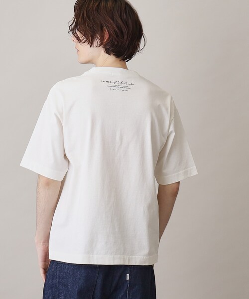 THE SHOP TK (ザ ショップ ティーケー )の「◆【サスティナブル素材】FRESH NATUREデザイン刺繍Tシャツ プリント(Tシャツ/カットソー・メンズ・グリーン系その他2/カーキ系3/ホワイト系6/ホワイト系3/チャコールグレー/オフホワイト・04/03/02/01)」の15枚目の写真
