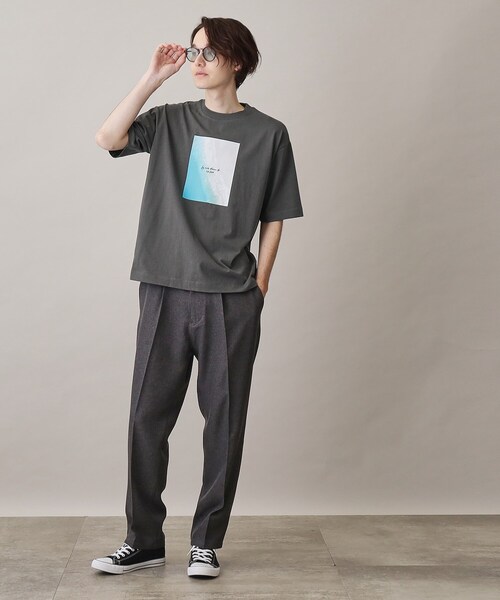 THE SHOP TK (ザ ショップ ティーケー )の「◆【サスティナブル素材】FRESH NATUREデザイン刺繍Tシャツ プリント(Tシャツ/カットソー・メンズ・グリーン系その他2/カーキ系3/ホワイト系6/ホワイト系3/チャコールグレー/オフホワイト・04/03/02/01)」の22枚目の写真