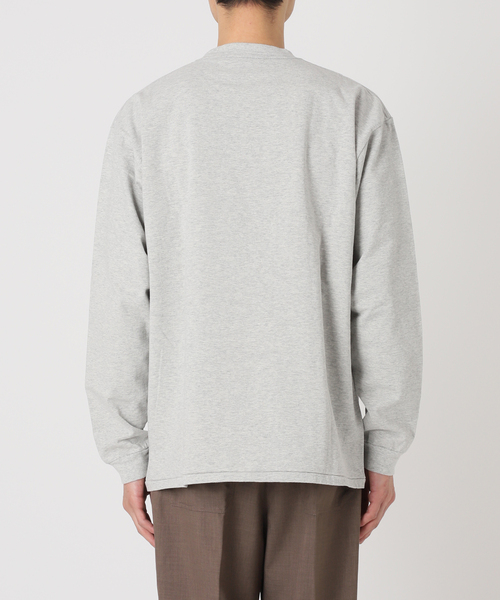 JOURNAL STANDARD relume(ジャーナルスタンダード レリューム)の「【NATION BRANKS / ネーションブランクス】プリントロングスリーブTシャツ(Tシャツ/カットソー・メンズ・アイボリー/コバルトブルー/ベージュ系その他/チャコールグレー・LARGE/MEDIUM)」の18枚目の写真