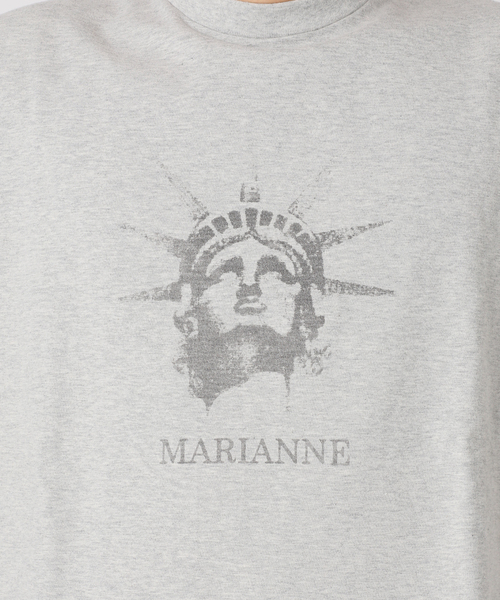 JOURNAL STANDARD relume(ジャーナルスタンダード レリューム)の「【NATION BRANKS / ネーションブランクス】プリントロングスリーブTシャツ(Tシャツ/カットソー・メンズ・アイボリー/コバルトブルー/ベージュ系その他/チャコールグレー・LARGE/MEDIUM)」の13枚目の写真